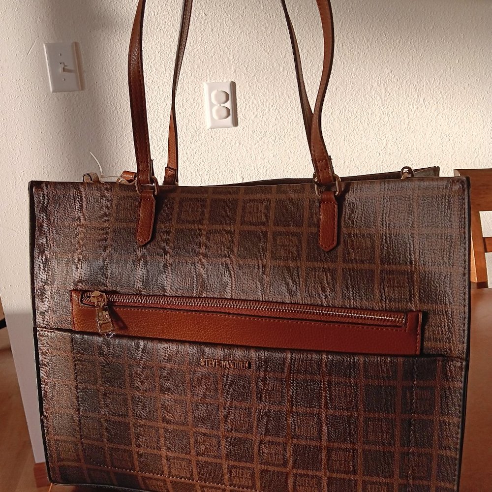 Steve Madden Large COGNAC BLIVIA Bag